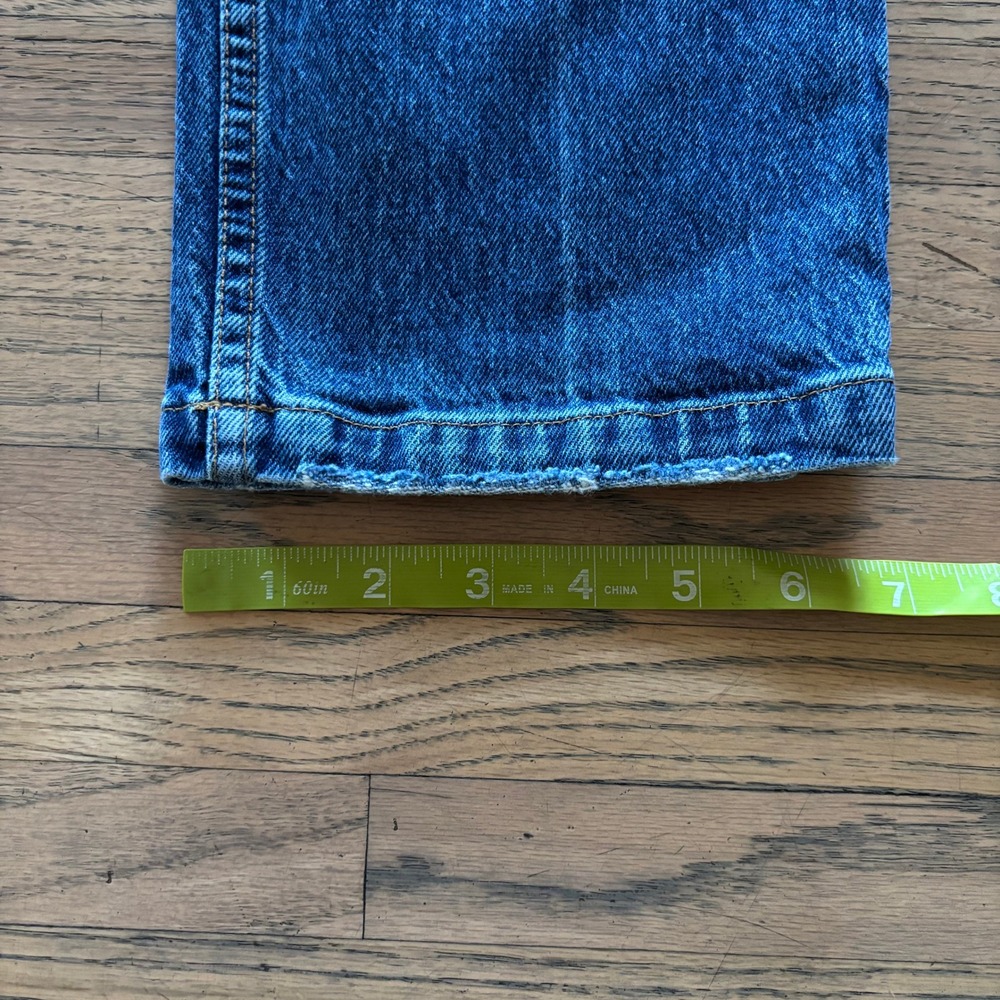 FRAME Le Sylvie Slender Straight Heritage Jeans Womens 30 Blue High Rise Denim - Picture 5 of 8